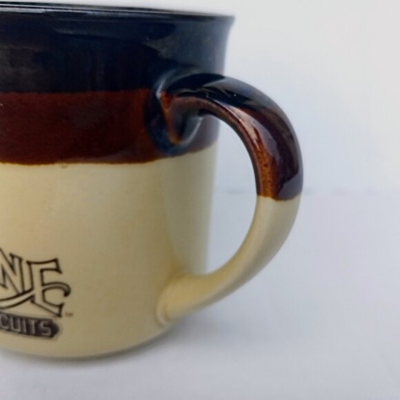 Hardee's Rise and Shine Brown Drip Glaze Coffee Cup - Advertising - Vintage - Picture 4 of 6